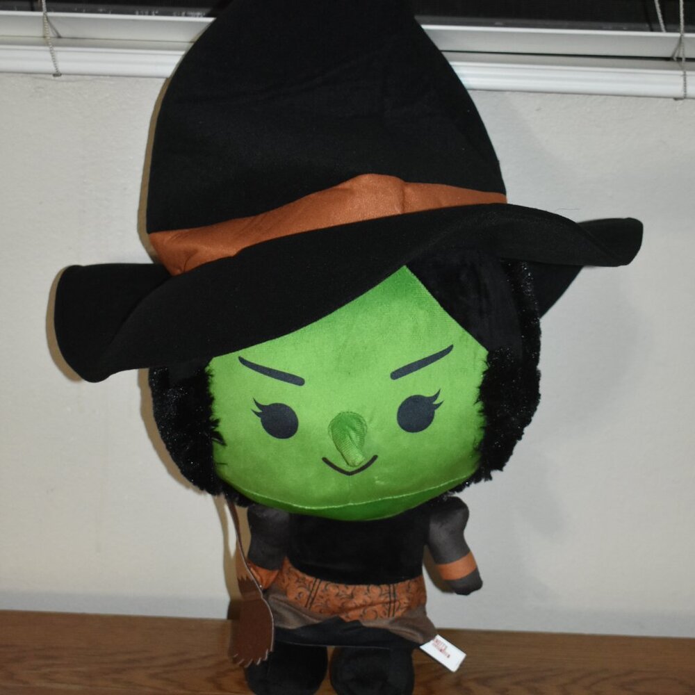 Big WIZARD OF OZ Wicked for good Elphaba WICKED WITCH 21" Plush Doll figure